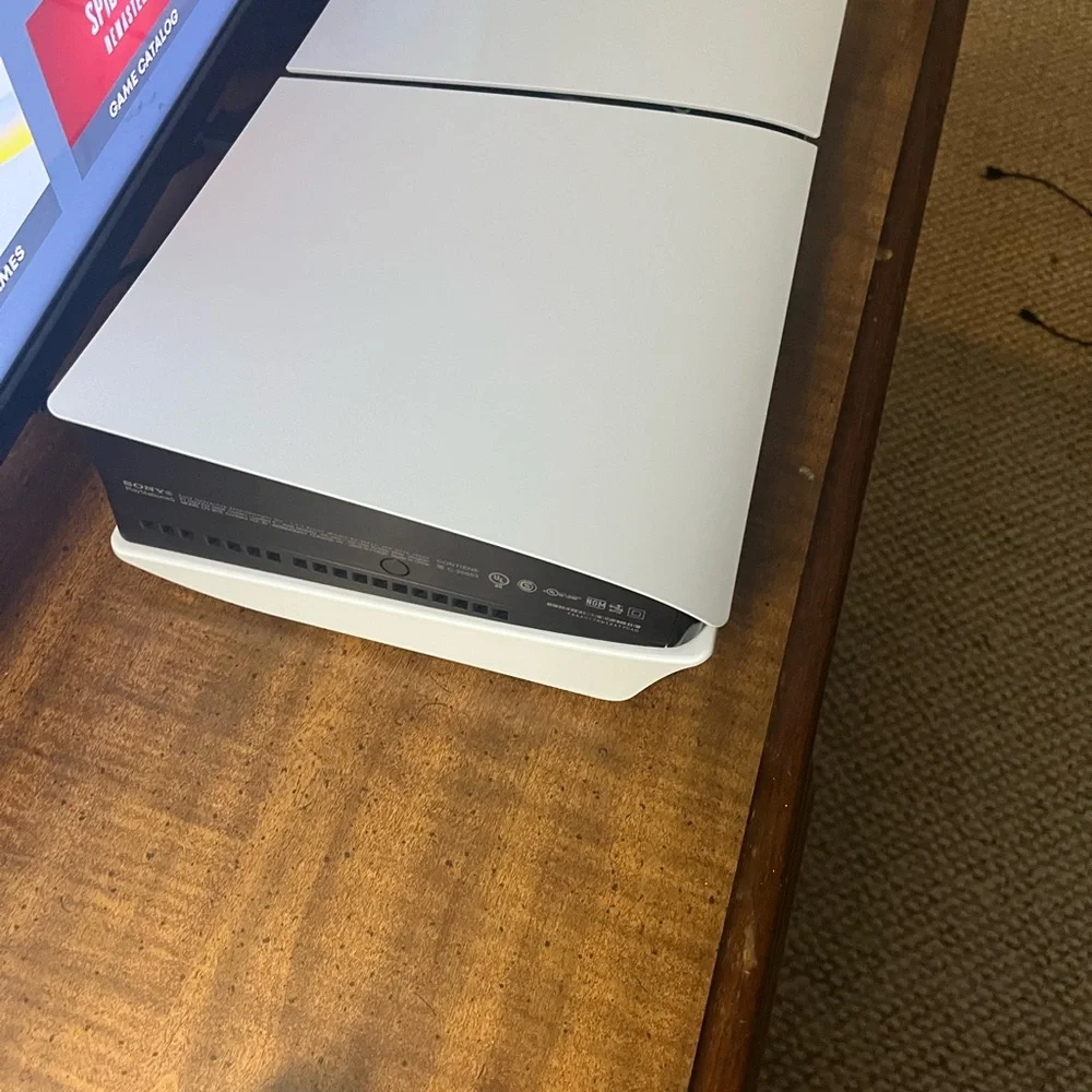 Sony PlayStation 5 Console with Black and White Controller